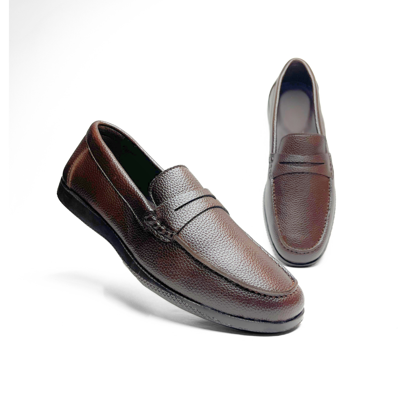 NoCrease Flex Loafers (Brown)