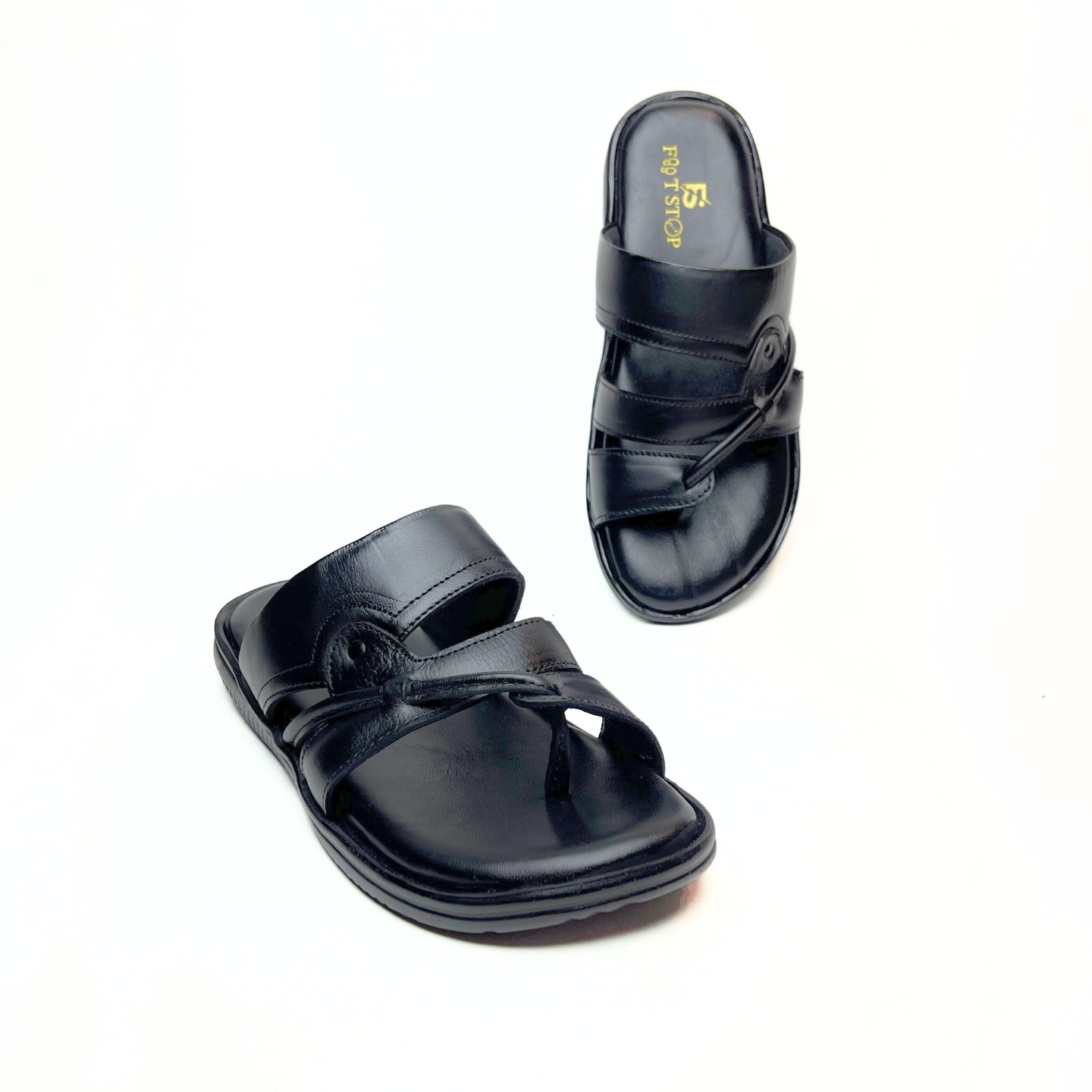 Crusader Leather Slippers