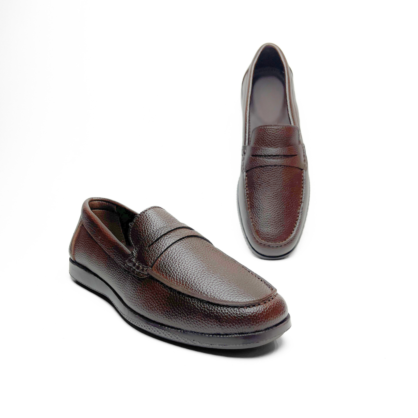 NoCrease Flex Loafers (Brown)