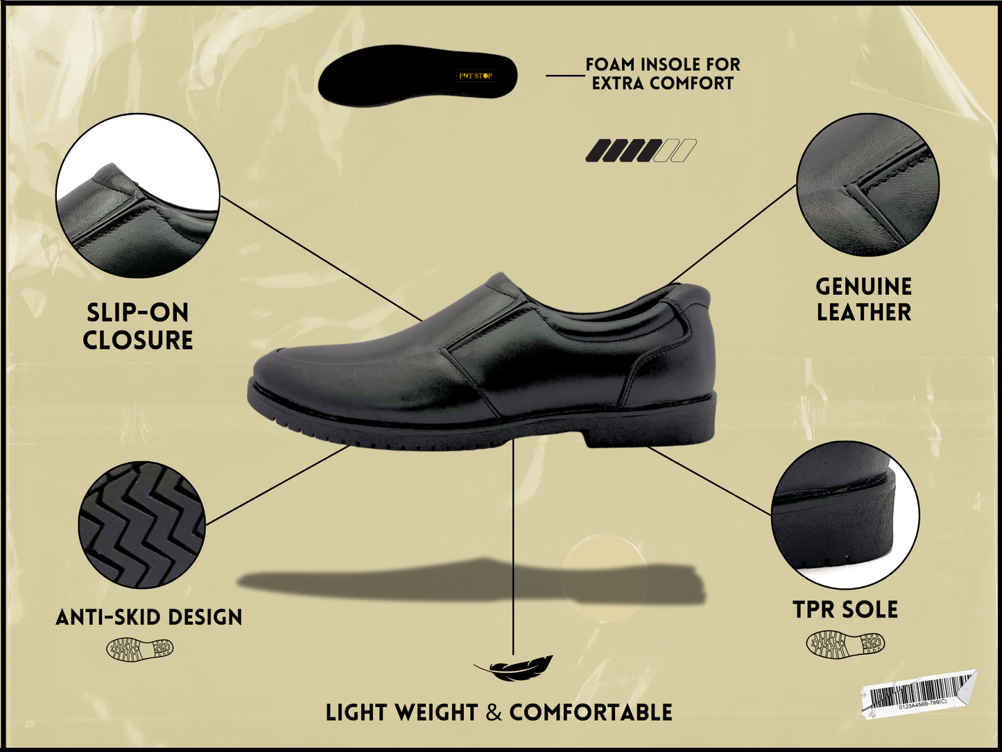 Loafers for Men | Genuine Leather with Comfortable Insole