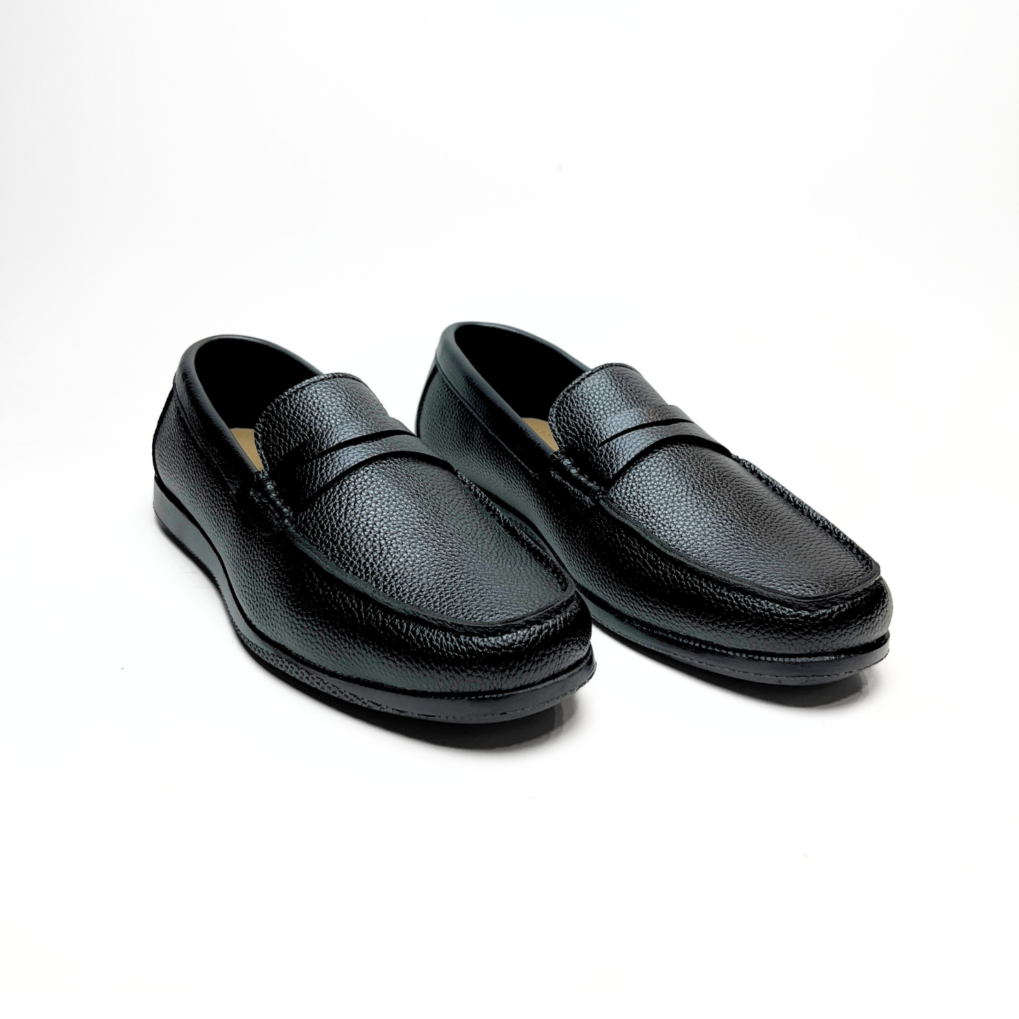 Wrinkle Free Ultra Flexible Loafers (Black)