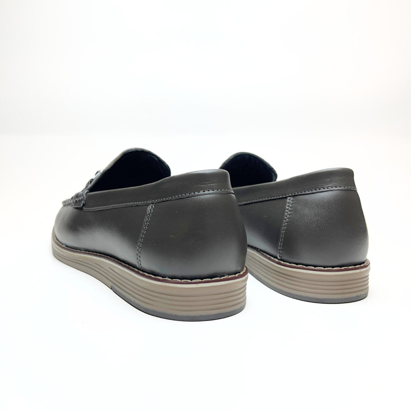Stylish Olive Green Leather Loafers for Men - Premium Comfort & Elegance