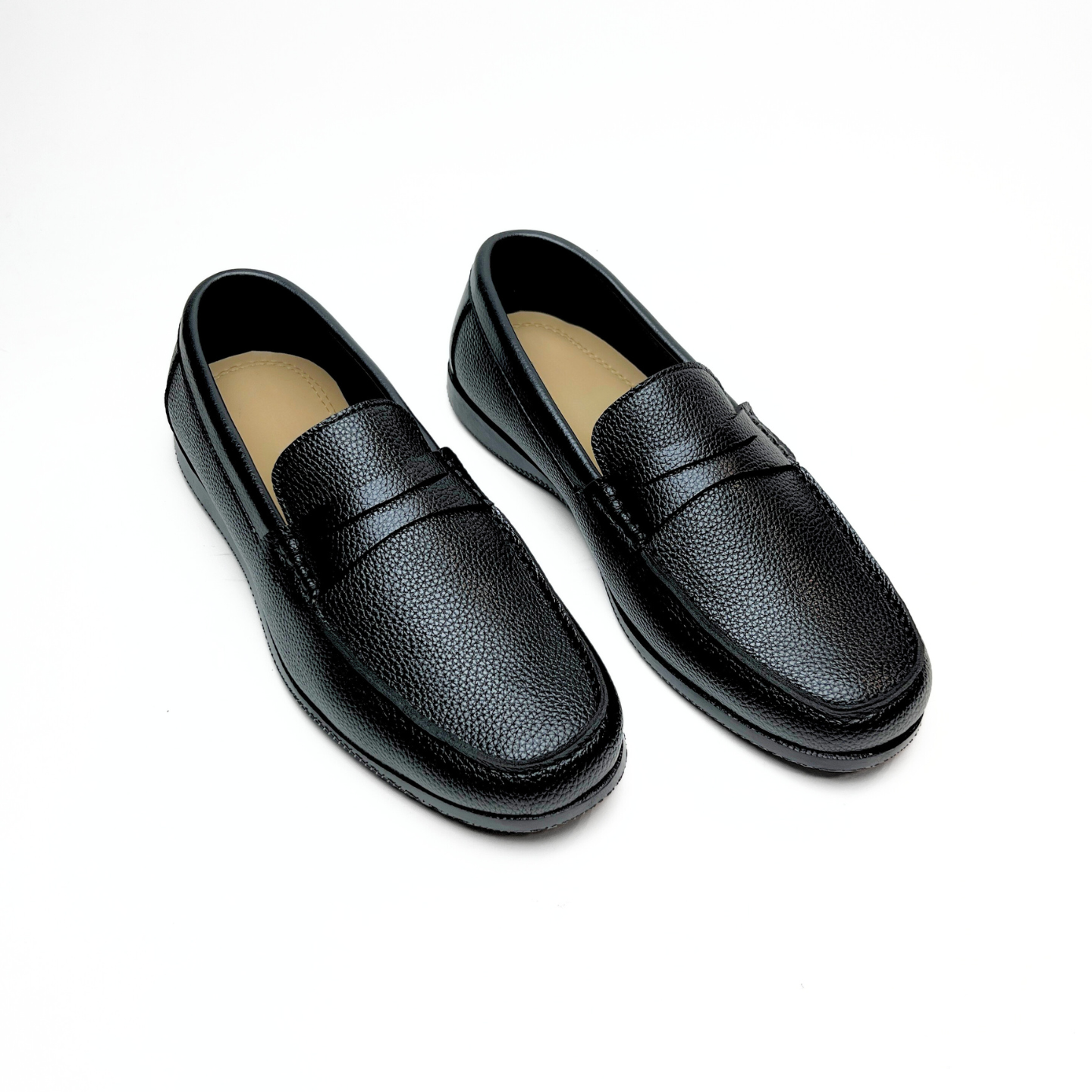 Wrinkle Free Ultra Flexible Loafers (Black)