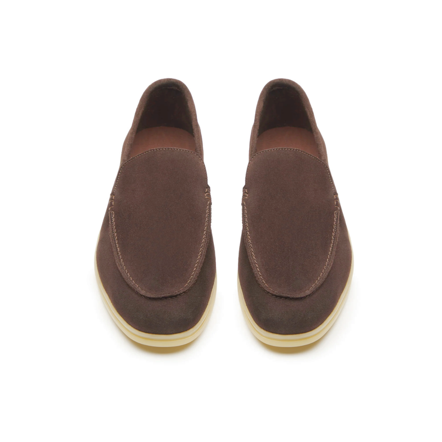 Old Money Suede Leather Loafers (Brown)