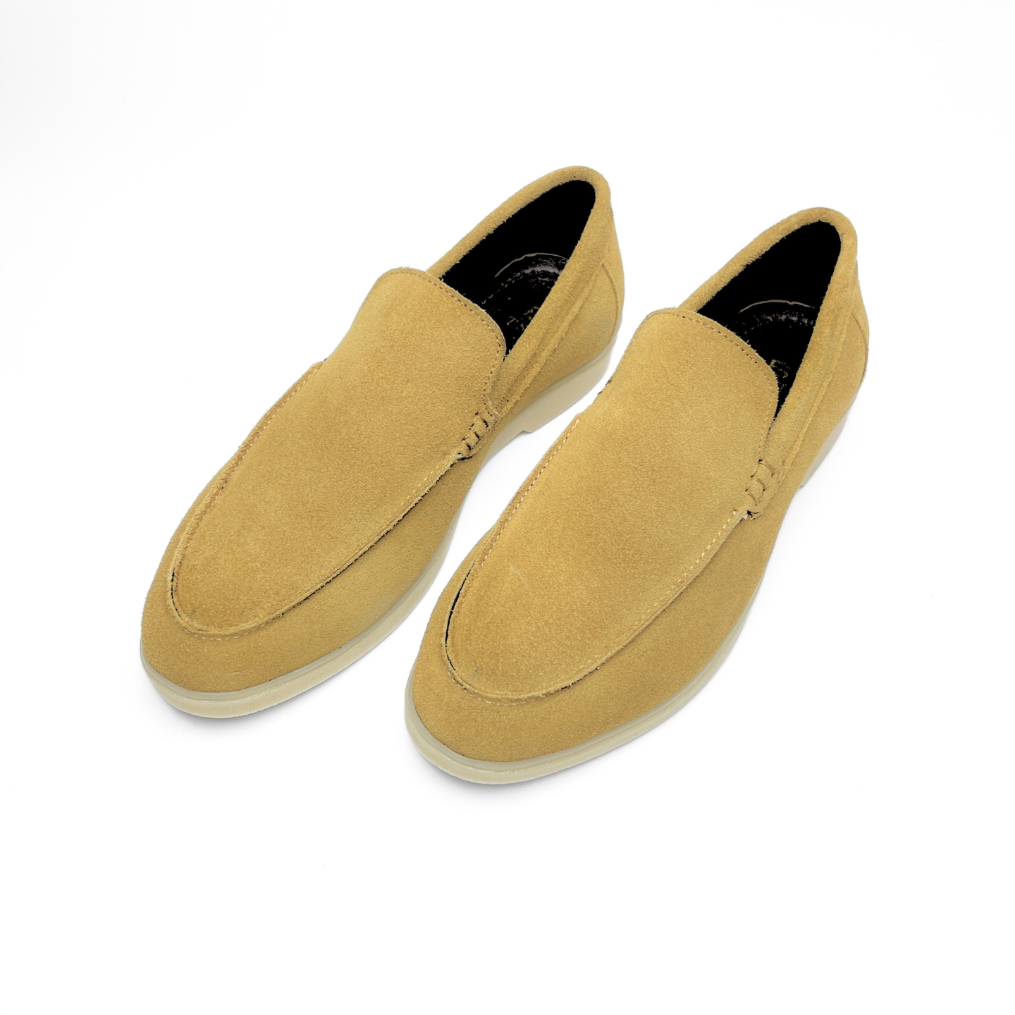 Old Money Suede Leather Loafers (Tan)