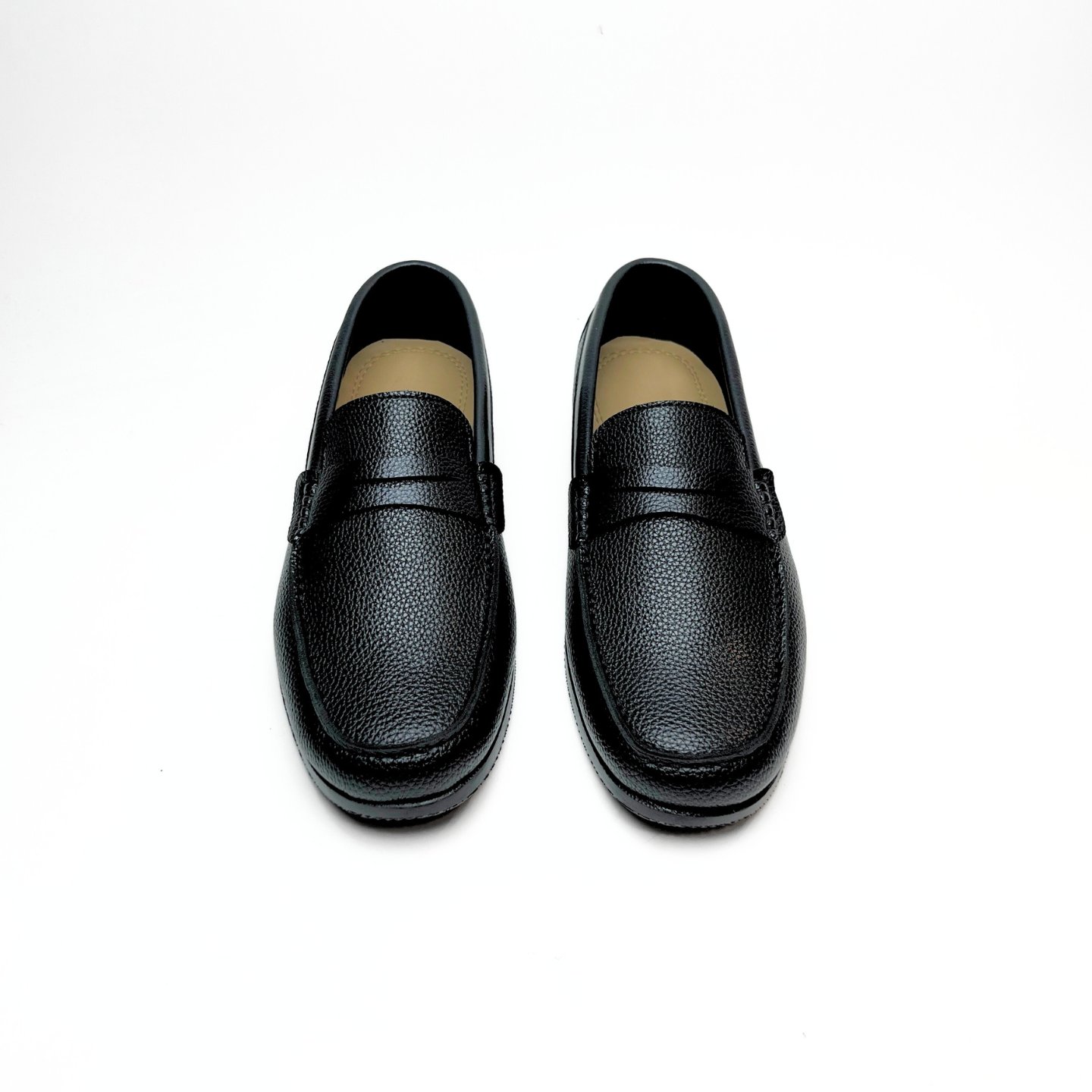 Wrinkle Free Ultra Flexible Loafers (Black)