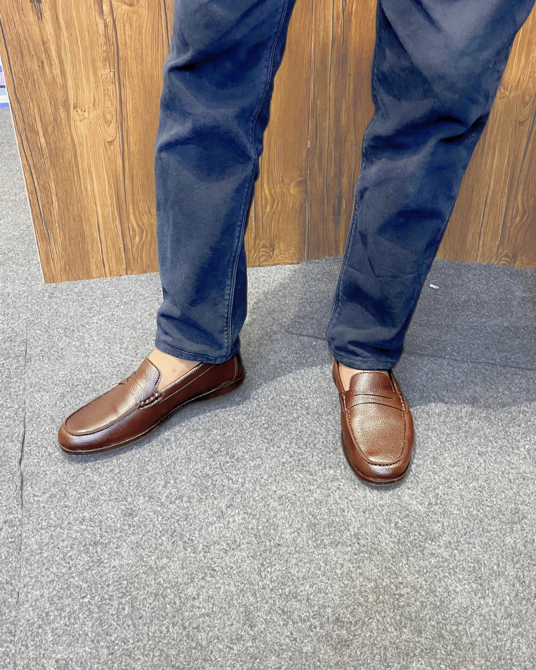 NoCrease Flex Loafers (Brown)