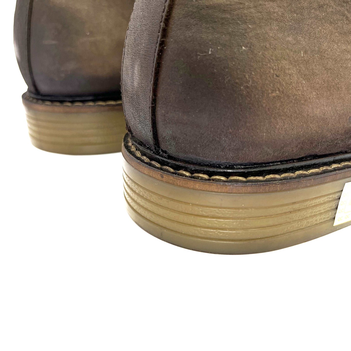 Original Chelsea high-end Slip-on Boots Genuine Nubuck leather for Men (Desert Brown)