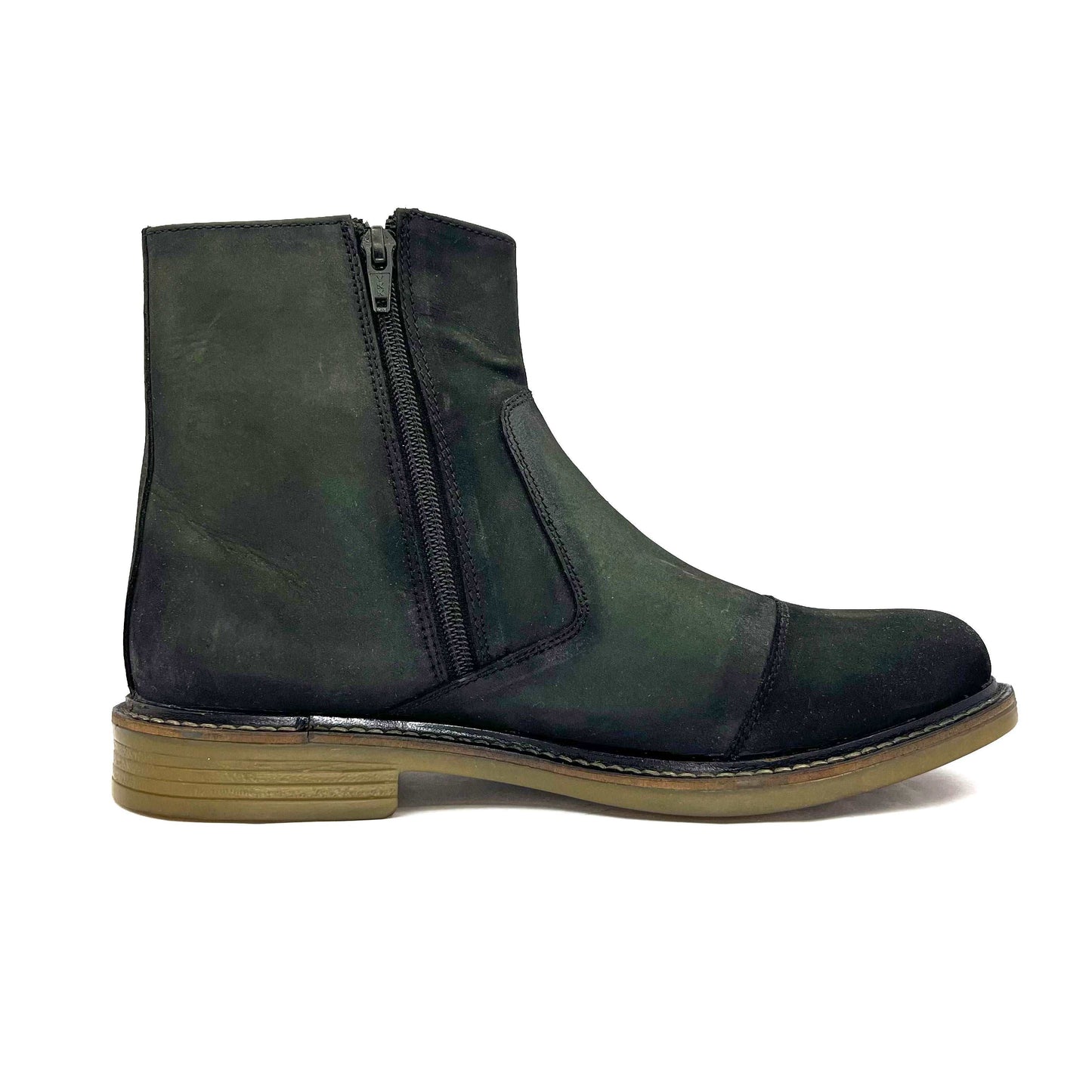 Original Chelsea high-end Slip-on Boots Genuine Nubuck leather for Men (Pine Green)