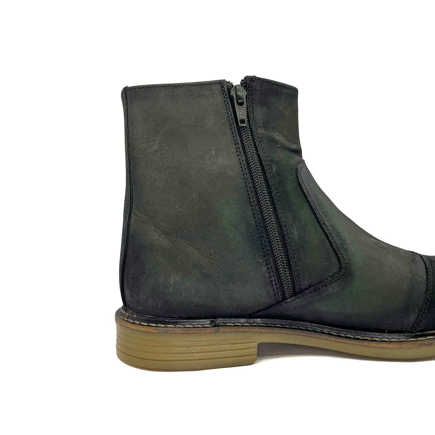 Original Chelsea high-end Slip-on Boots Genuine Nubuck leather for Men (Pine Green)