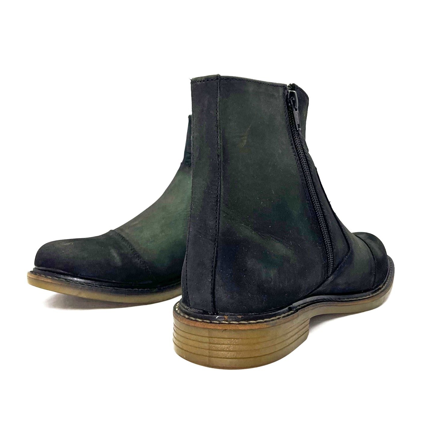 Original Chelsea high-end Slip-on Boots Genuine Nubuck leather for Men (Pine Green)