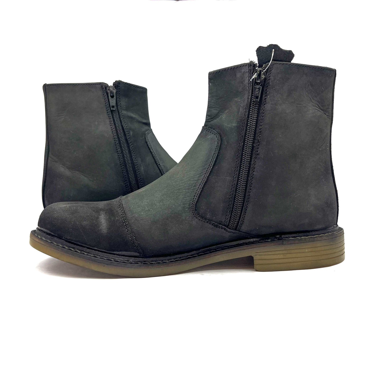 Original Chelsea high-end Slip-on Boots Genuine Nubuck leather for Men (Pine Green)