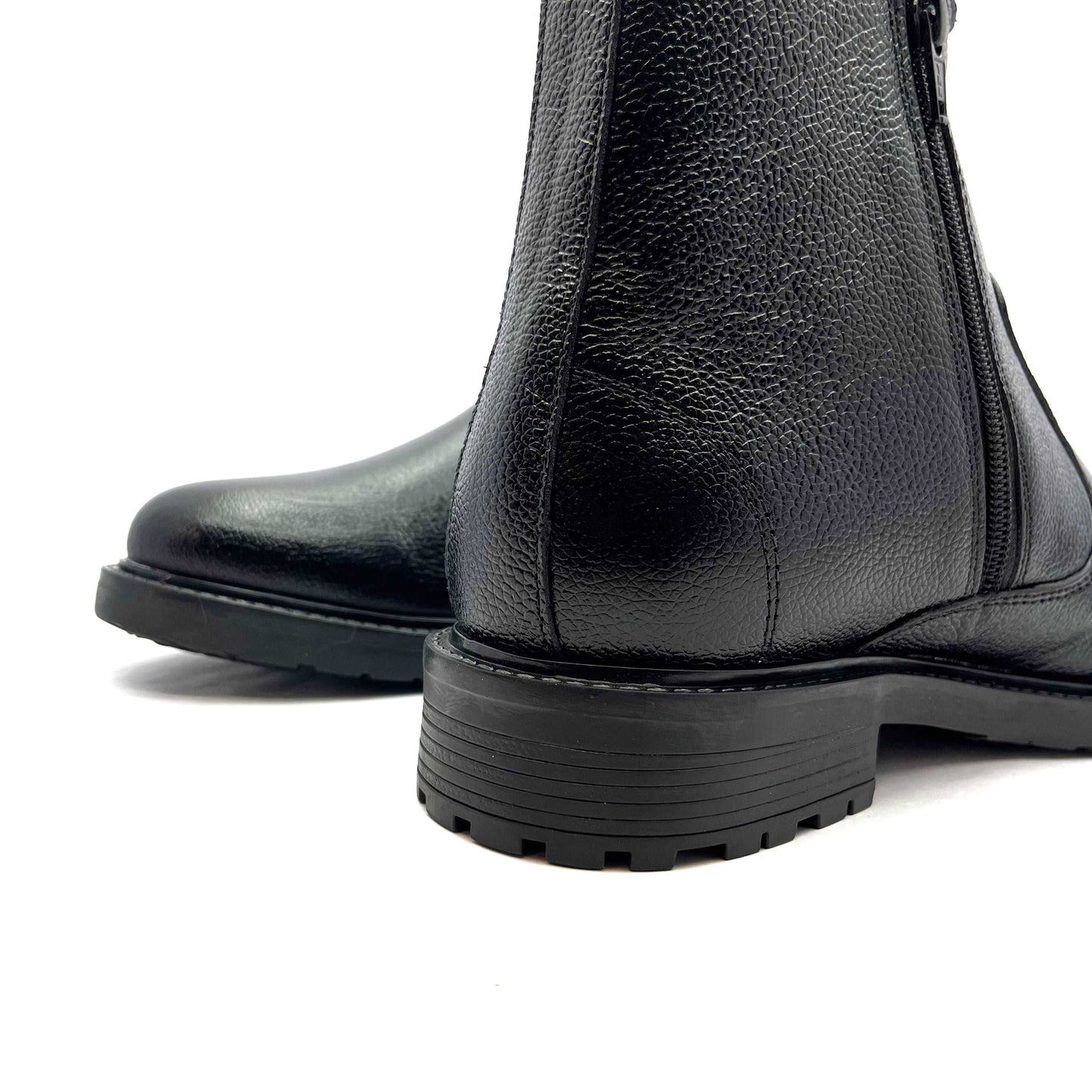 Men's MARSHAL Classic Full Leather Chelsea Boots with Chain (2866)