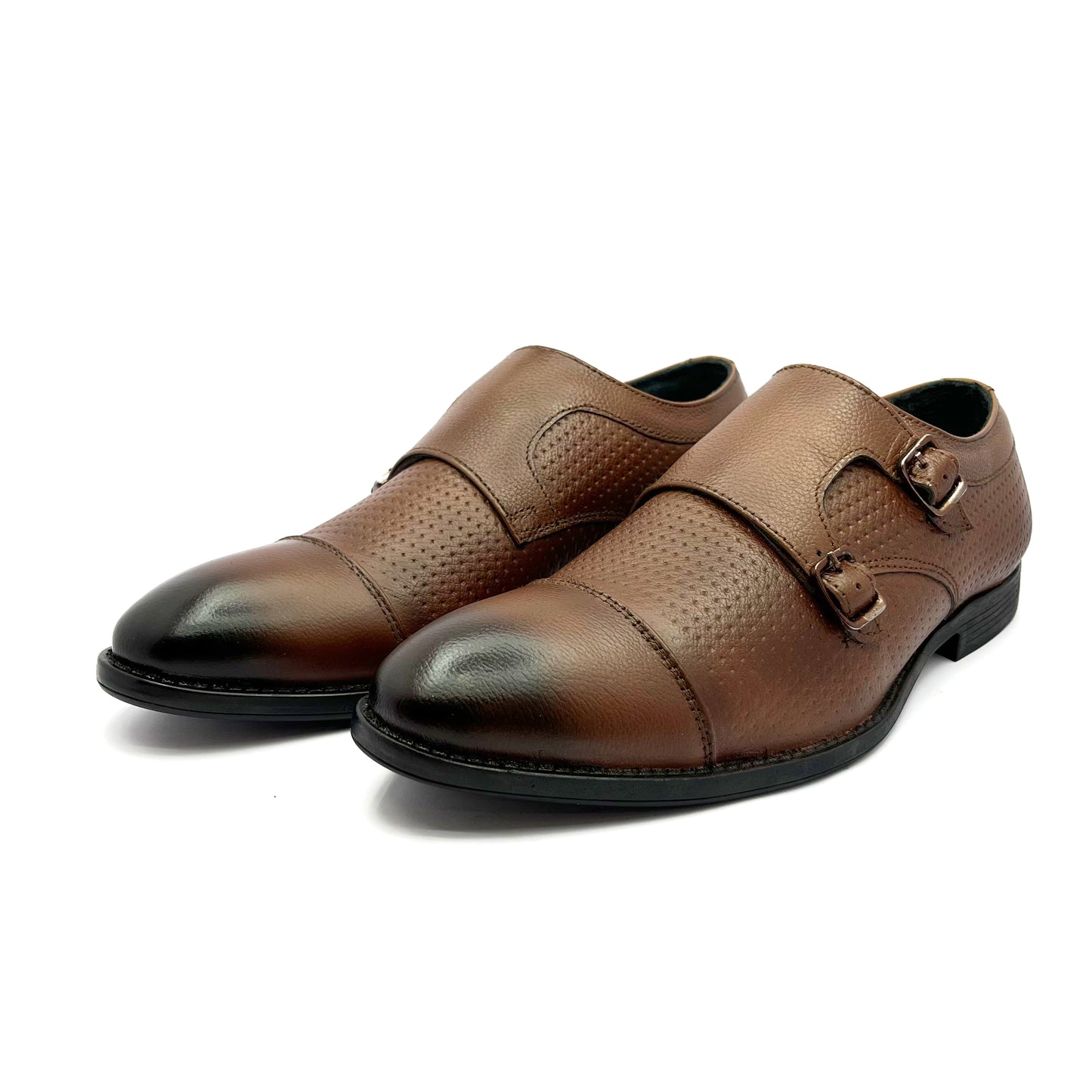 Monk Loafers for Men (Brown)