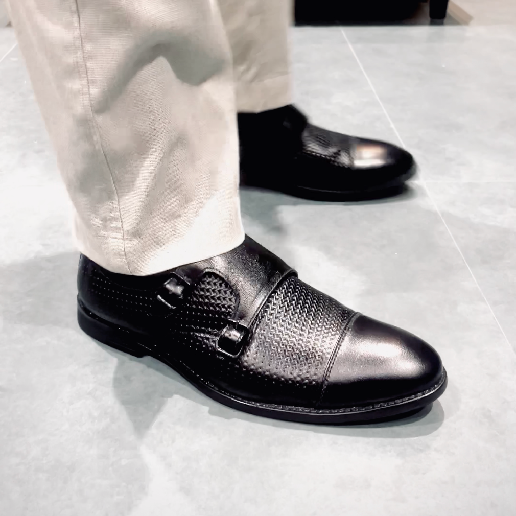 Monk Loafers for Men (Black)