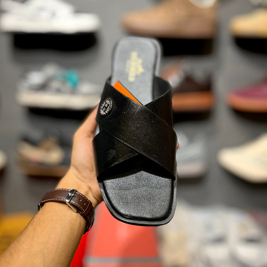 HERME Slippers | X | Black