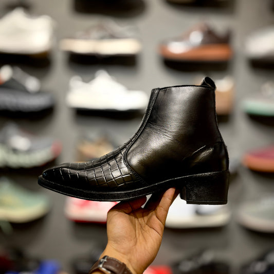 AW Cuban Leather Chelsea | Chain