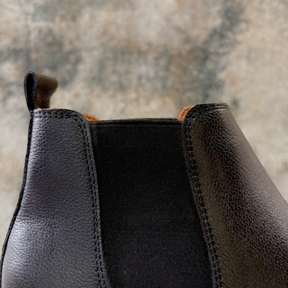The OG Elastic Chelsea Boots with Stitching (Black)