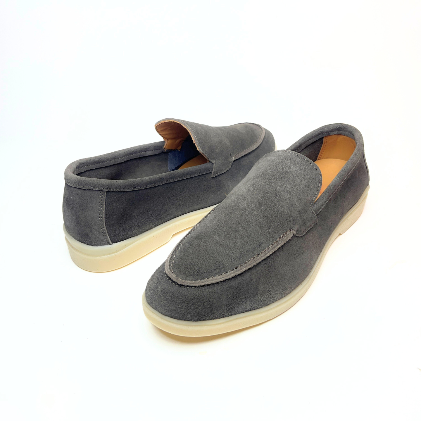 Old Money Suede Leather Loafers (Brown)