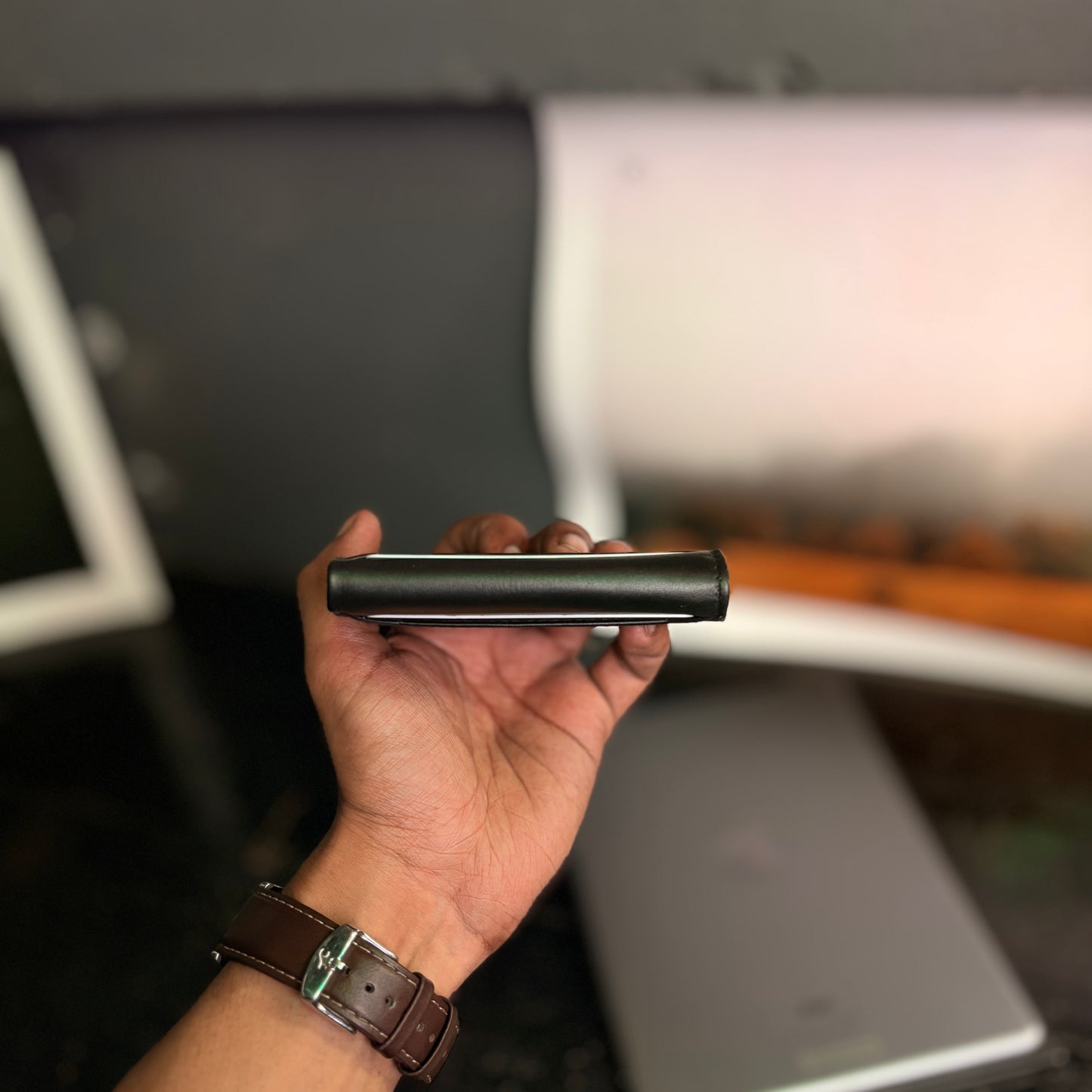 Card Wallet | Genuine Leather | Slim Design | Black