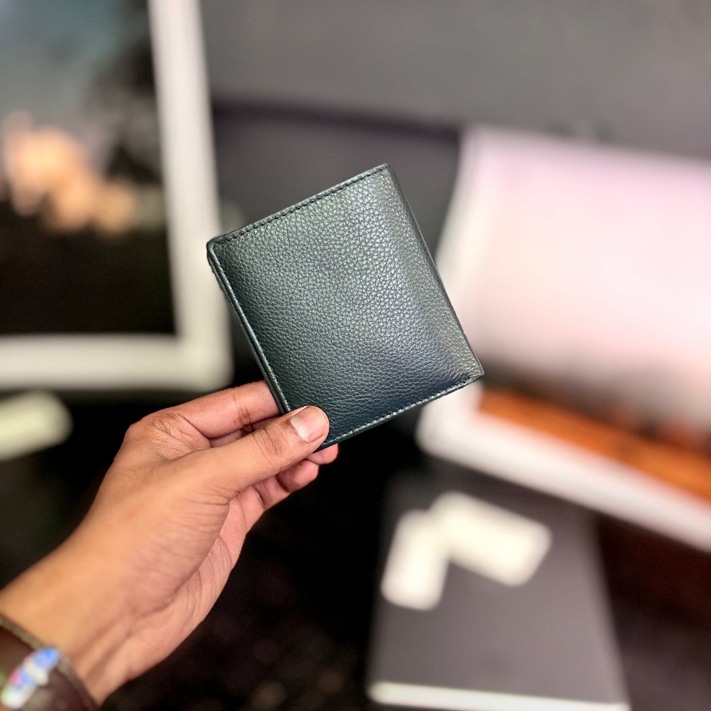 Card Wallet | Genuine Leather | Slim Design | Blue