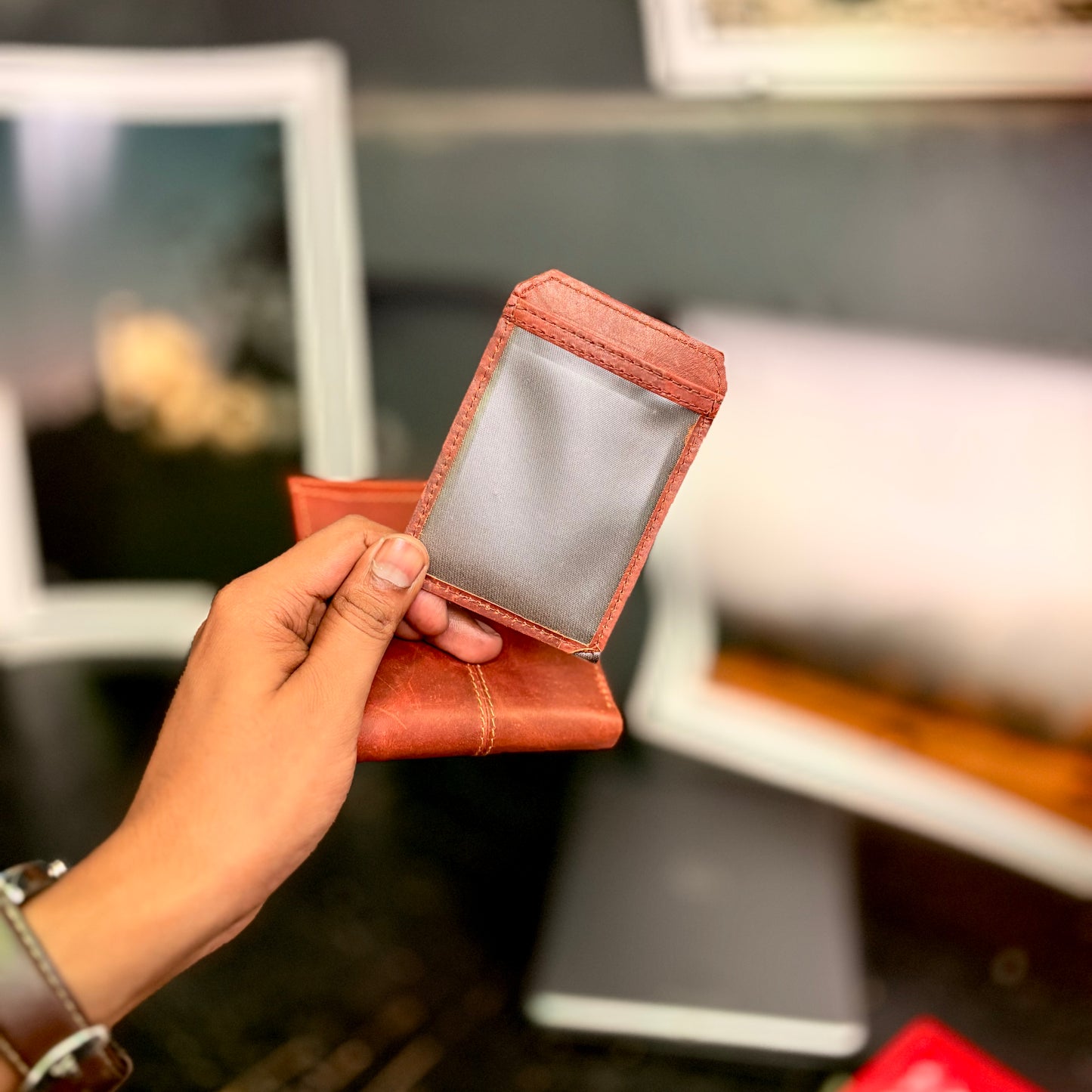 Card Wallet | Genuine Leather | Slim Design | Tan
