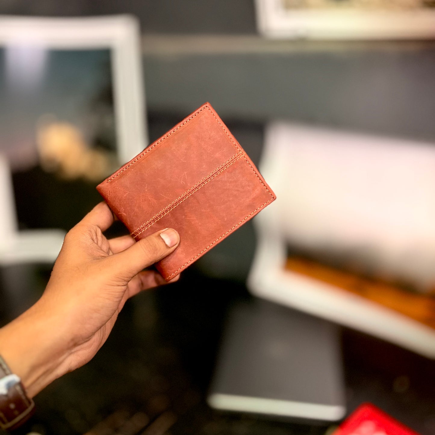 Card Wallet | Genuine Leather | Slim Design | Tan