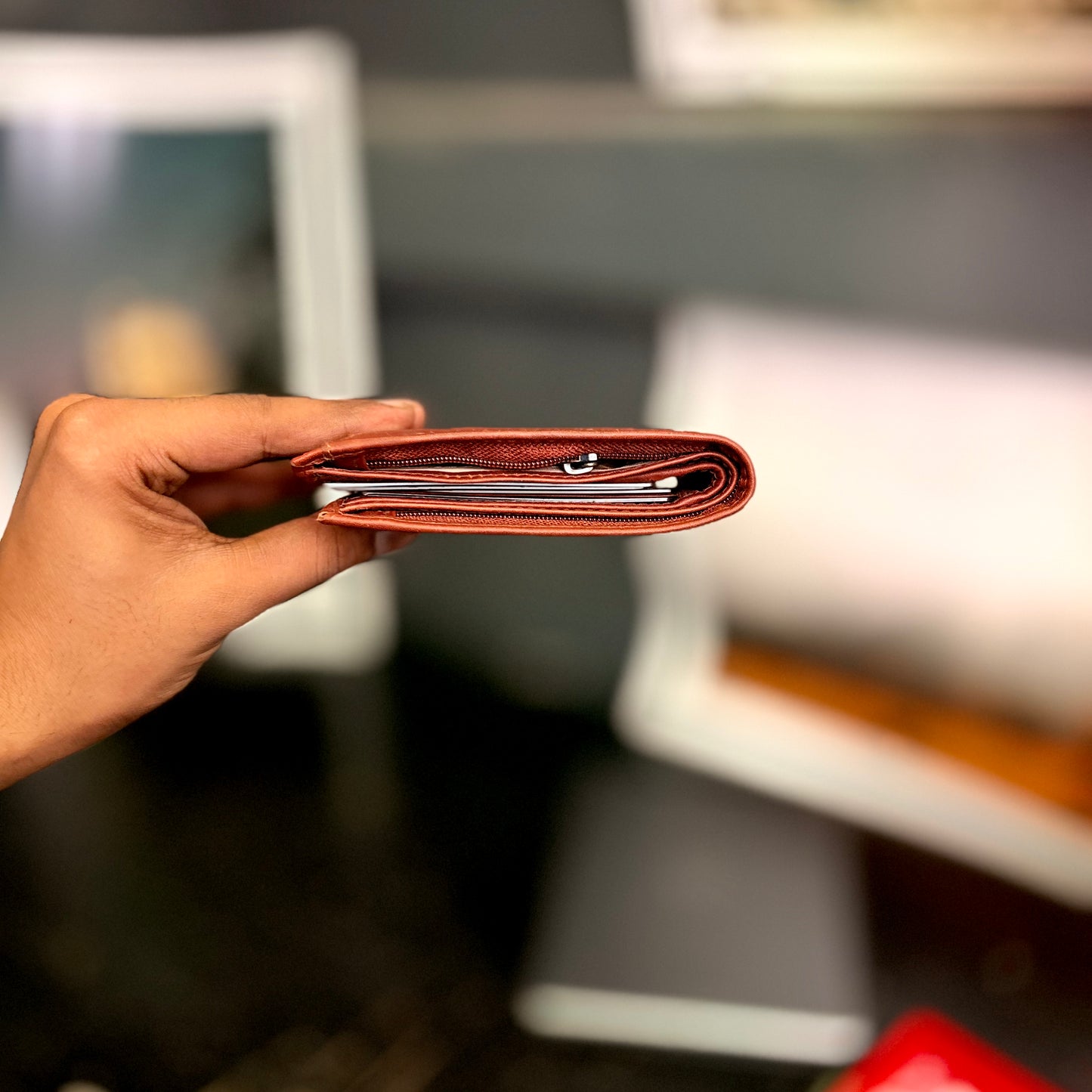 Card Wallet | Genuine Leather | Slim Design | Tan