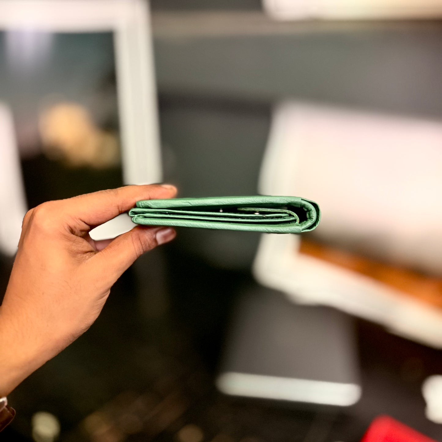 Card Wallet | Genuine Leather | Slim Design | Green